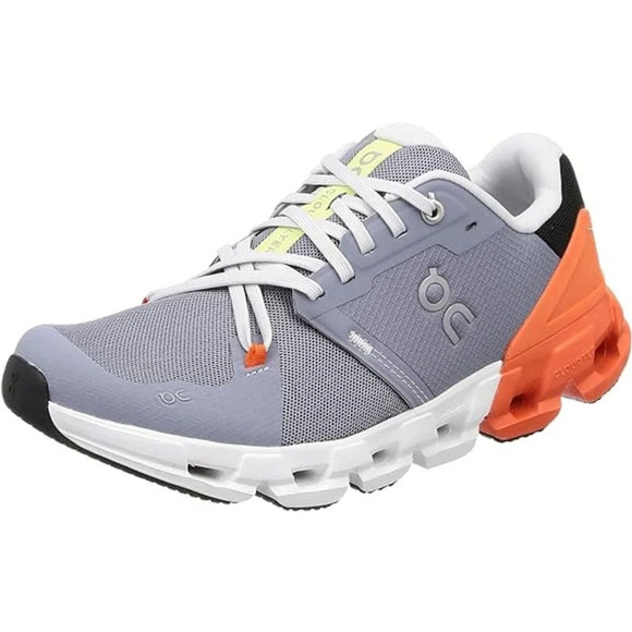 On Running Other - On Cloud Mens Cloudflyer 4 Running Shoes Low Top Sneakers Gray Orange Size 9